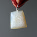 agate druzy quartz pendant