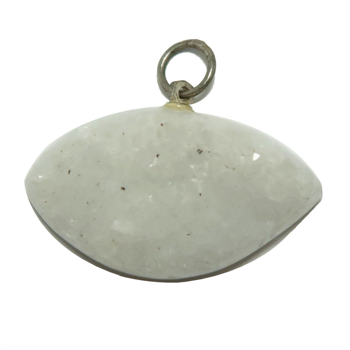 druzy quartz agate third eye pendant