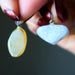 druzy quartz agate pendants