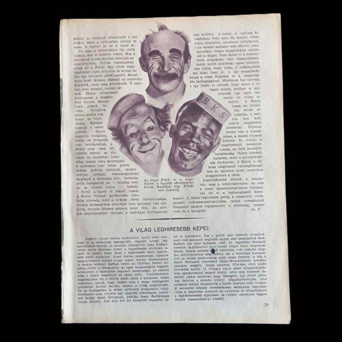 Vintage Ephemera 1930 Raphael Sistine Madonna Art Page Scrapbook Journaling