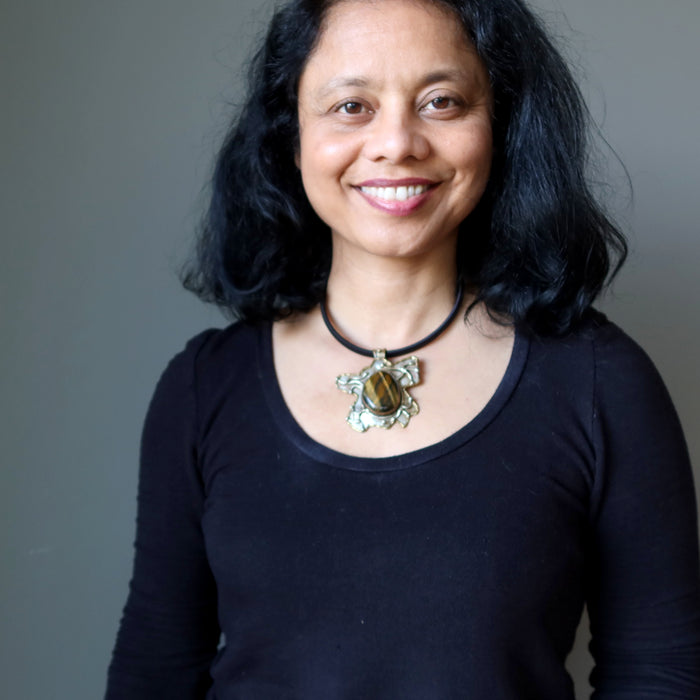 Fabric Cord Necklace Take the Stage Wide Black Choker