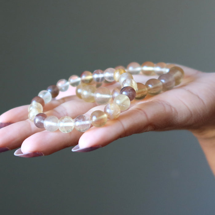 golden fluorite bracelets