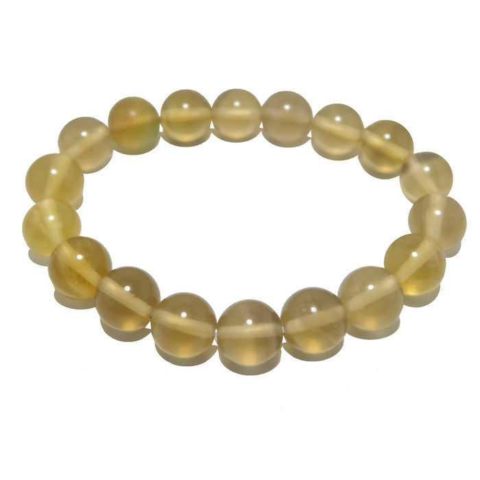 Fluorite Bracelet Golden Yellow Eye on Prize