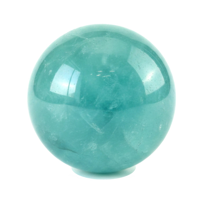 Fluorite Sphere Green Blue Genius Glossy Gazing Crystal Ball