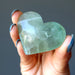 green fluorite heart