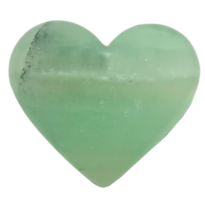 green fluorite heart