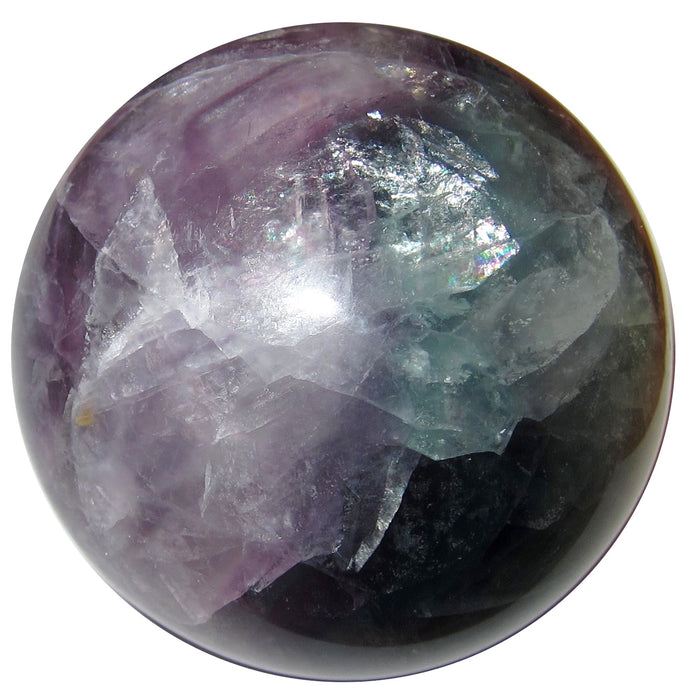 rainbow fluorite sphere