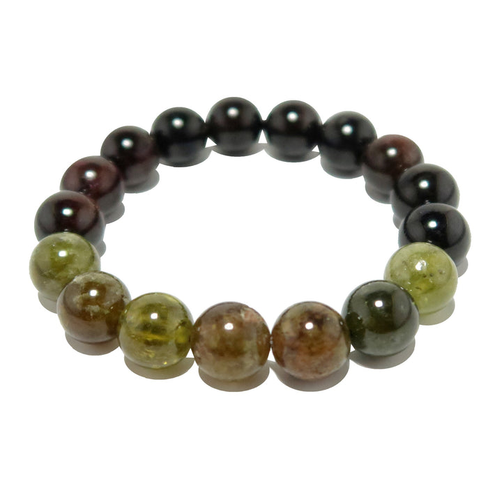 red and green garnet bracelet