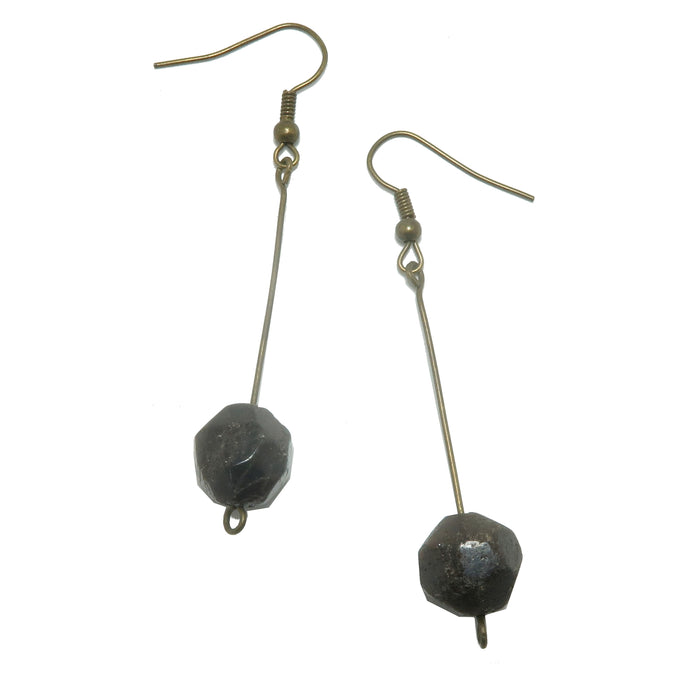 Garnet Earrings Little Luxuries Faceted Red Dangle