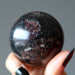garnet in black ball