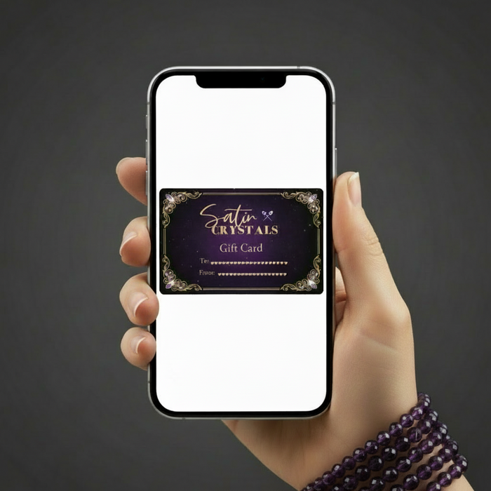 Satin Crystals Gift Card Instant Email Digital Code