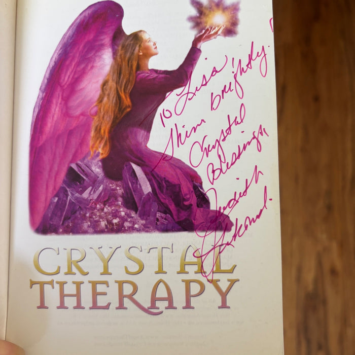 Crystal Therapy Book Signed Judith Lukomski Doreen Virtue