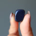 blue goldstone tumbled stone