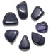 7 blue goldstone tumbled stones