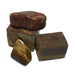 petrified wood and tigers eye stone set