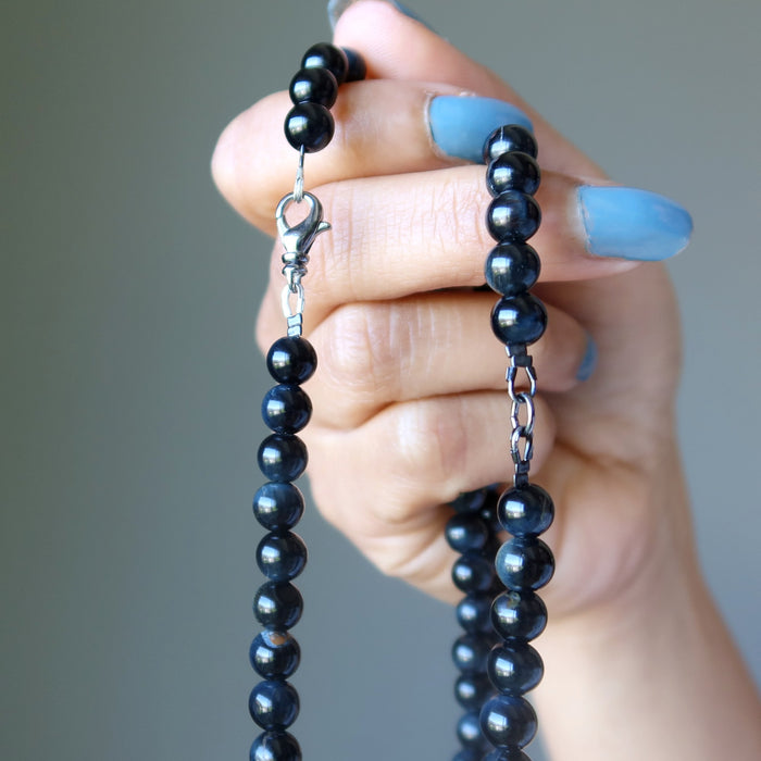 Hawks Eye beaded necklaces