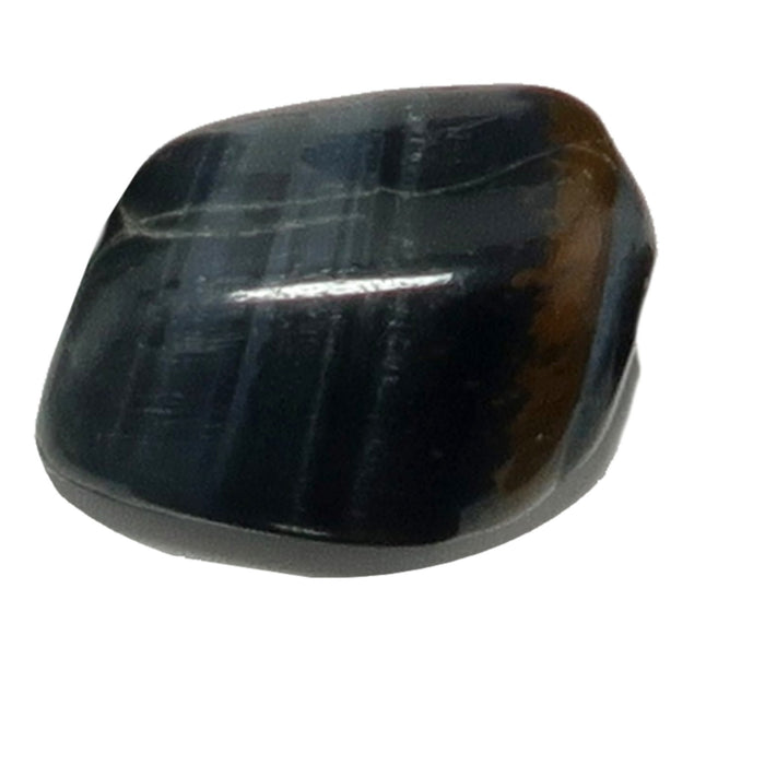 Hawks Eye Tumbled Stone Blue Tiger