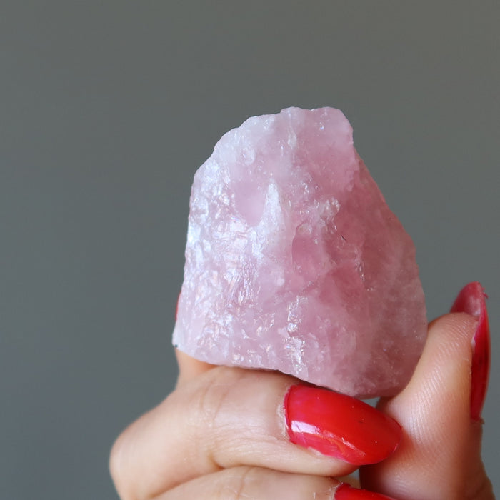 Heart Chakra Raw Crystal Set Diopside Rose Quartz Calcite Emerald