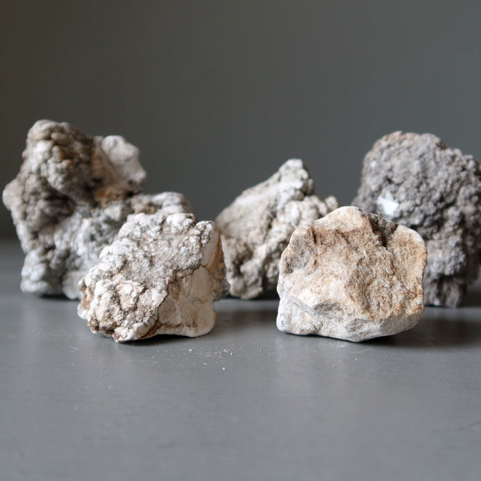 Howlite Raw Crystal Bundle Brainiac Stone White Rock Lot