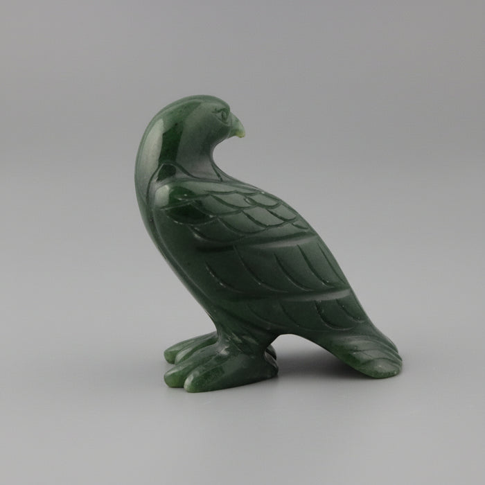 Jade Eagle Regal Bird of Freedom Green Crystal