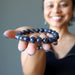 iolite bracelet in hand