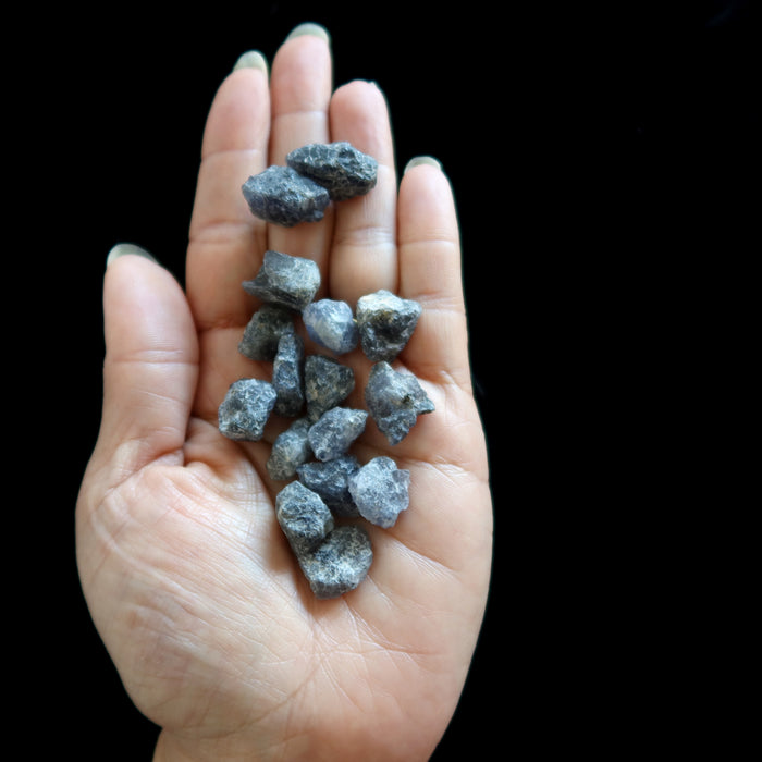 Iolite Raw Bundle of 16 Crystal Third Eye Vision Indigo Stone