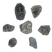7 raw iolite stone