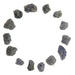14 raw iolite stone
