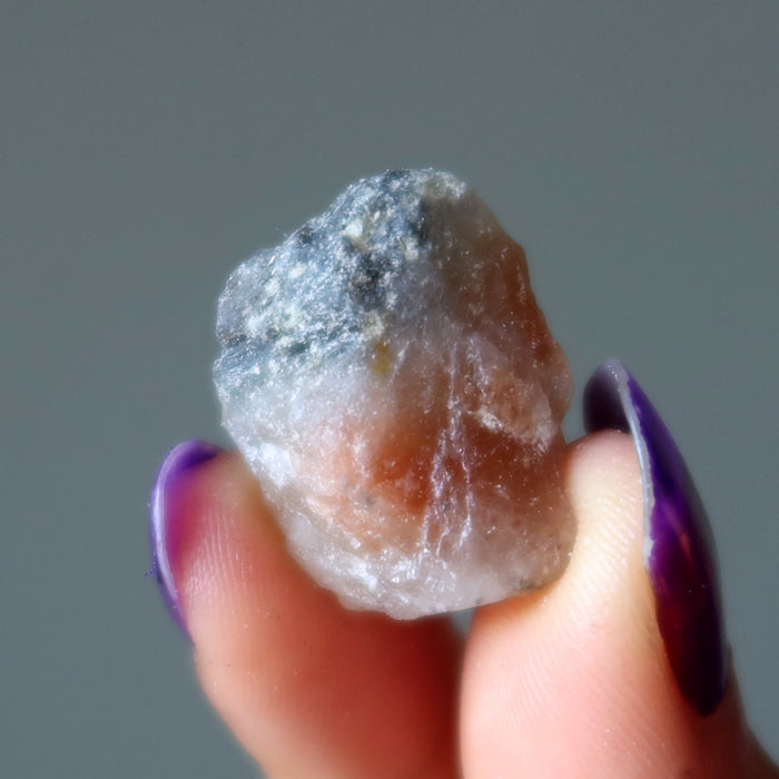 iolite sunstone raw stone