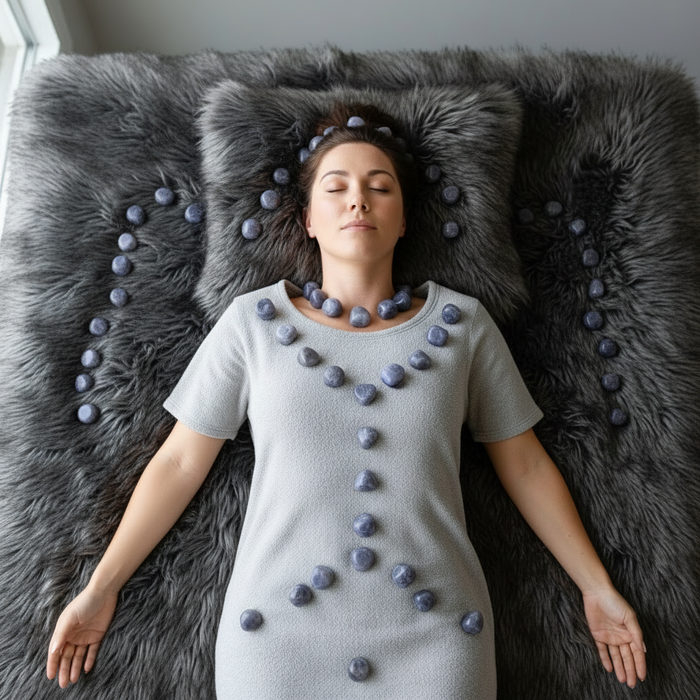 Iolite Tumbled Stone Blue Third Eye Gem