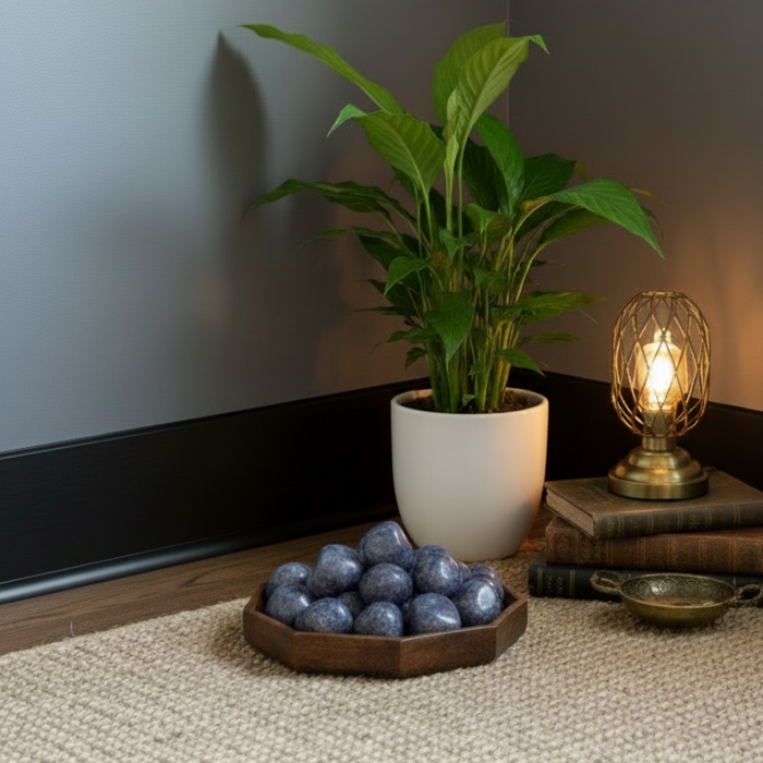 Iolite Tumbled Stone Blue Third Eye Gem