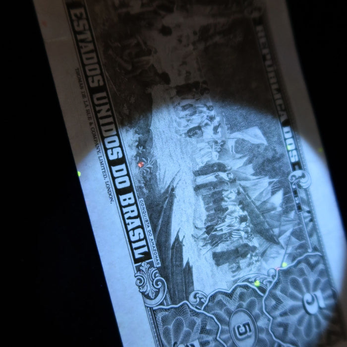 Vintage Banknote Brazil 5 Cruzeiros Estampa 2A Serie 4316A UV Verified