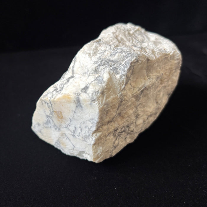 Howlite Tower Wand White Gray Crystal Point