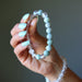 jade and clear quartz bracelet