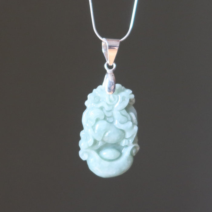 jade horse necklace