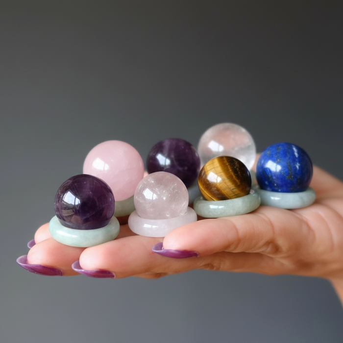 Jade Ring Real Green Jadeite Good Fortune Crystal