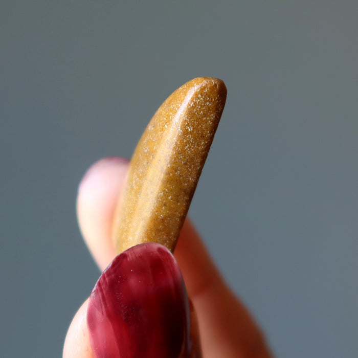 Yellow Jasper Grid Crystal Set of 3 Nature Mandala Gems