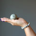 dalmatian jasper sphere and bracelet