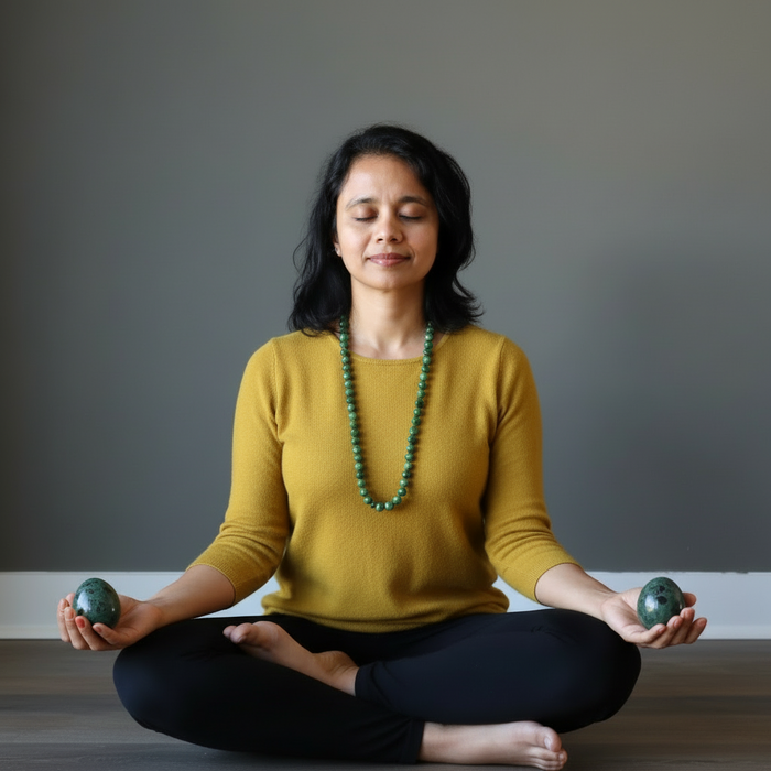 Green Jasper Egg Baby Crocodile Protective Energy