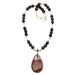 mookaite jasper and red garnet necklace