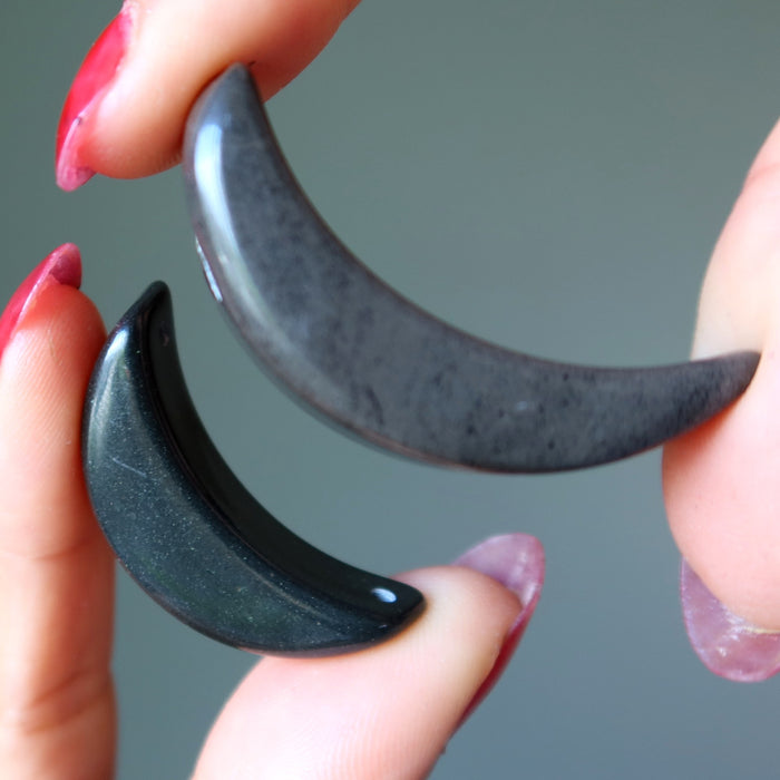 black jasper moon amulets