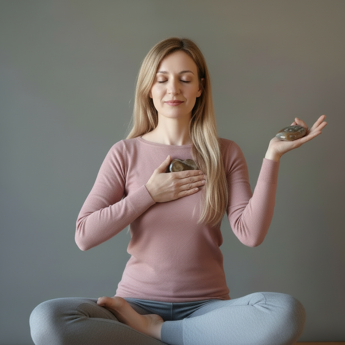 Polychrome Jasper Heart Love Mother Earth Nature