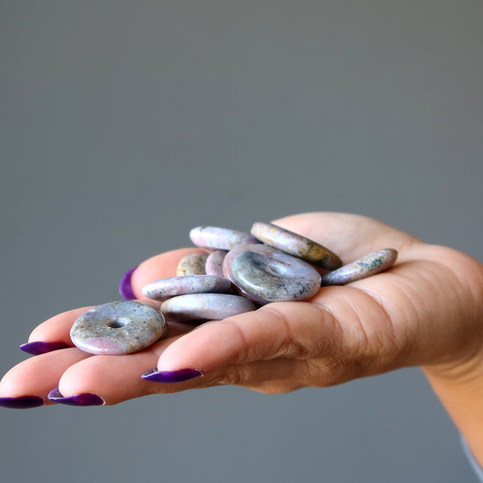 jasper gemstone donuts