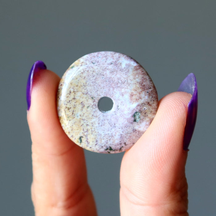 jasper gemstone donut