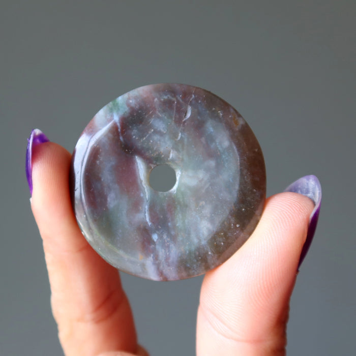 jasper gemstone donut