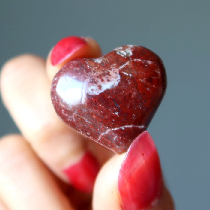red jasper heart