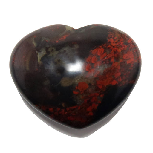 red brecciated jasper heart