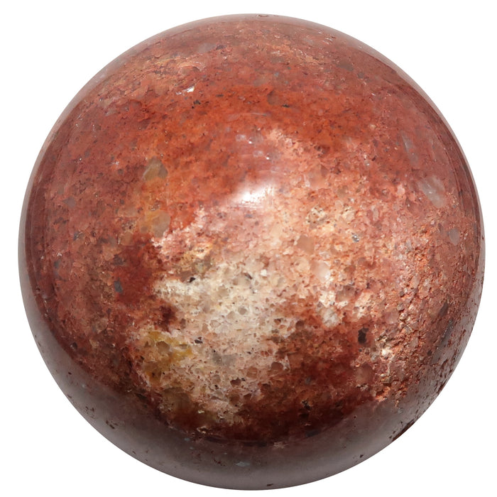 red jasper chalcedony sphere