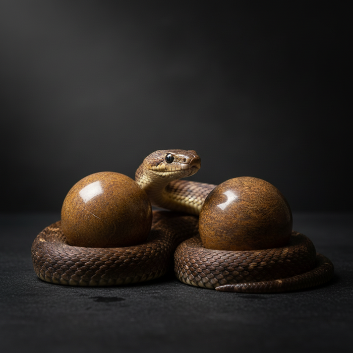 Snake Jasper Sphere Calligraphy Stone Crystal Ball