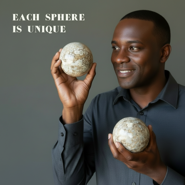 Snake Jasper Sphere Immortal Soul Crystal Ball